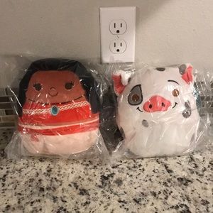 NWT MOANA SQUISHMALLOW PUA AND MOANA